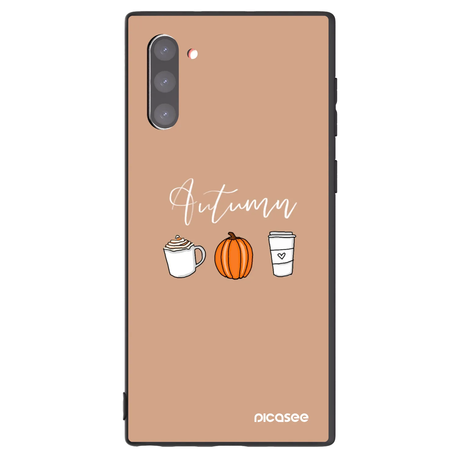 Picasee silikonski črni ovitek za Samsung Galaxy Note 10 N970F - Autumn