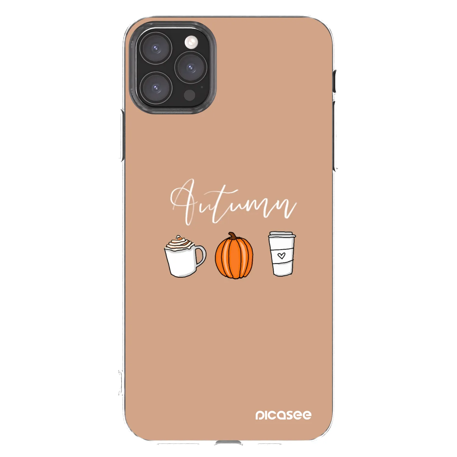 Picasee silikonski prozorni ovitek za Apple iPhone 11 Pro Max - Autumn