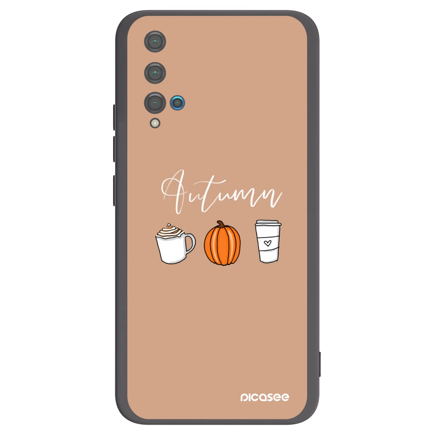 Picasee silikonski črni ovitek za Huawei Nova 5T - Autumn