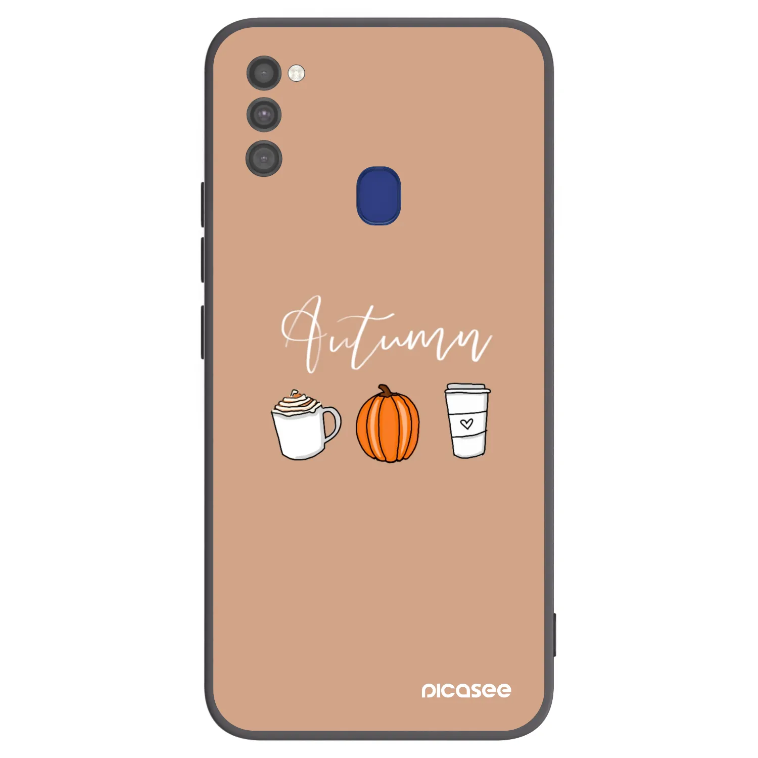 Picasee silikonski črni ovitek za Samsung Galaxy M21 M215F - Autumn