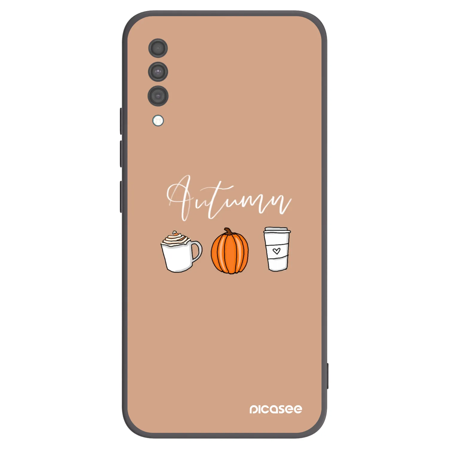Picasee silikonski črni ovitek za Samsung Galaxy A30s A307F - Autumn