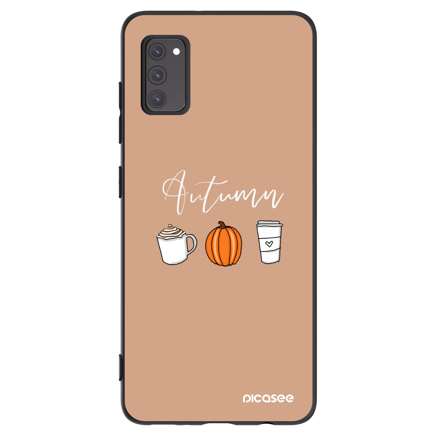 Picasee silikonski črni ovitek za Samsung Galaxy A41 A415F - Autumn