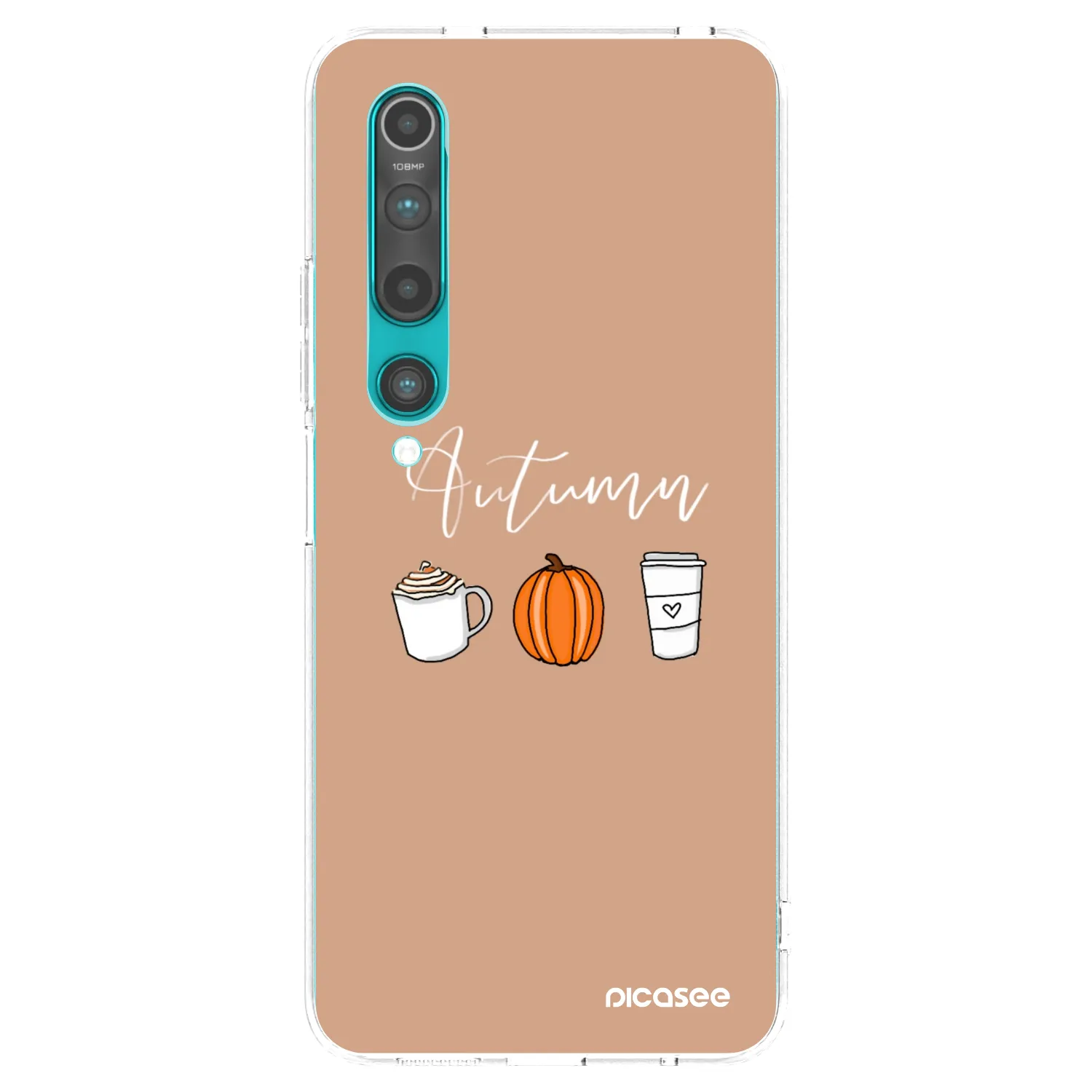 Picasee silikonski prozorni ovitek za Xiaomi Mi 10 - Autumn
