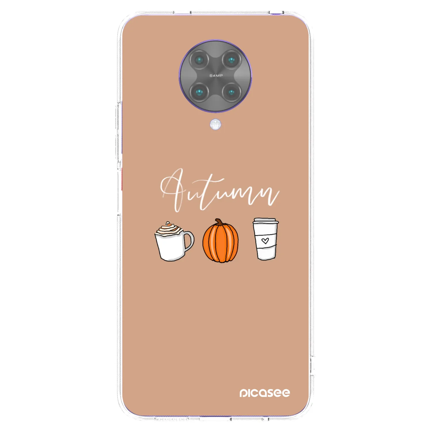 Picasee silikonski prozorni ovitek za Xiaomi Poco F2 Pro - Autumn