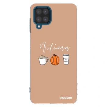Picasee silikonski prozorni ovitek za Samsung Galaxy A12 A125F - Autumn