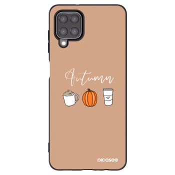 Picasee silikonski črni ovitek za Samsung Galaxy A12 A125F - Autumn
