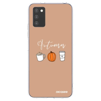 Picasee silikonski prozorni ovitek za Samsung Galaxy A02s A025G - Autumn