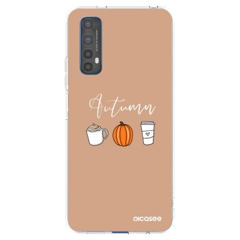 Picasee silikonski prozorni ovitek za Realme 7 - Autumn