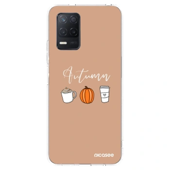 Picasee silikonski prozorni ovitek za Realme 8 5G - Autumn