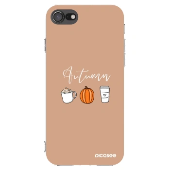 Picasee silikonski prozorni ovitek za Apple iPhone SE 2022 - Autumn