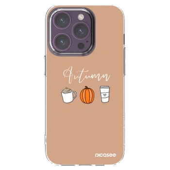 Picasee silikonski prozorni ovitek za Apple iPhone 14 Pro - Autumn