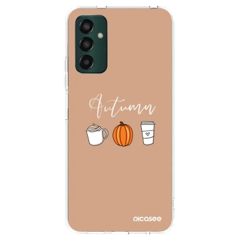 Picasee silikonski prozorni ovitek za Samsung Galaxy M13 M135F - Autumn