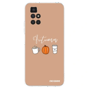 Picasee silikonski prozorni ovitek za Xiaomi Redmi 10 (2022) - Autumn