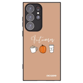 Picasee silikonski črni ovitek za Samsung Galaxy S23 Ultra 5G - Autumn