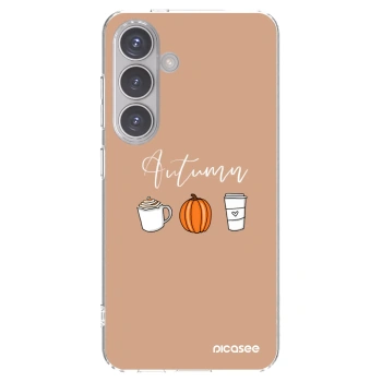 Picasee silikonski prozorni ovitek za Samsung Galaxy S24 S921B 5G - Autumn