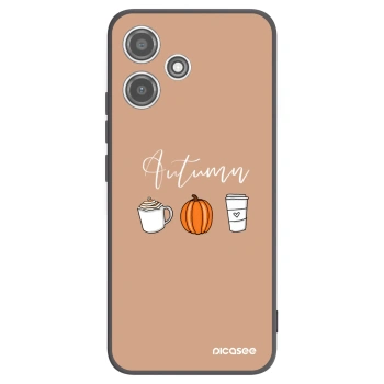 Picasee silikonski črni ovitek za Xiaomi Redmi 12 5G - Autumn