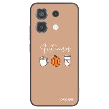 Picasee silikonski črni ovitek za Xiaomi Poco X6 - Autumn
