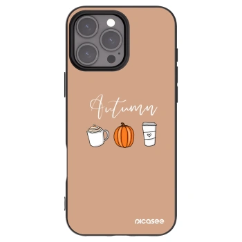 Picasee silikonski črni ovitek za Apple iPhone 16 Pro Max - Autumn