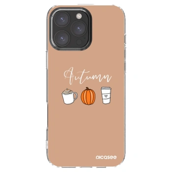 Picasee silikonski prozorni ovitek za Apple iPhone 16 Pro Max - Autumn
