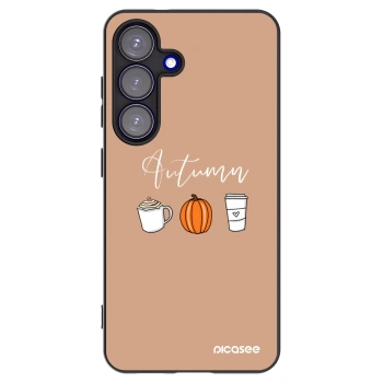 Picasee silikonski črni ovitek za Samsung Galaxy S25 5G - Autumn