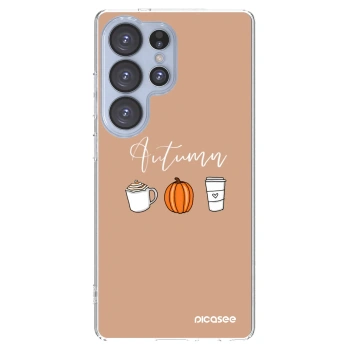 Picasee silikonski prozorni ovitek za Samsung Galaxy S25 Ultra 5G - Autumn