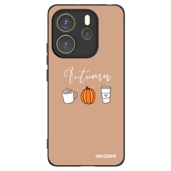 Picasee silikonski črni ovitek za Xiaomi Redmi Note 14 4G - Autumn