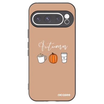 Picasee silikonski črni ovitek za Google Pixel 9 Pro - Autumn