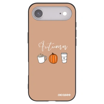 Picasee silikonski črni ovitek za Apple iPhone Air - Autumn