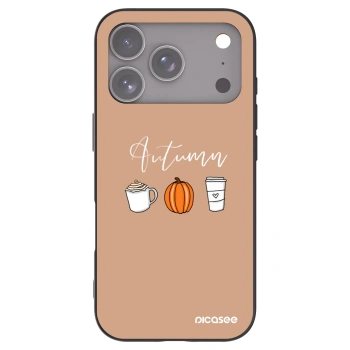 Picasee silikonski črni ovitek za Apple iPhone 17 Pro - Autumn