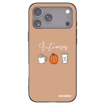 Picasee silikonski črni ovitek za Apple iPhone 17 Pro Max - Autumn