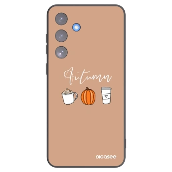 Picasee silikonski črni ovitek za Samsung Galaxy S25 FE 5G - Autumn