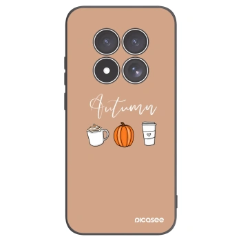 Picasee silikonski črni ovitek za Xiaomi Redmi Note 15 Pro 5G - Autumn