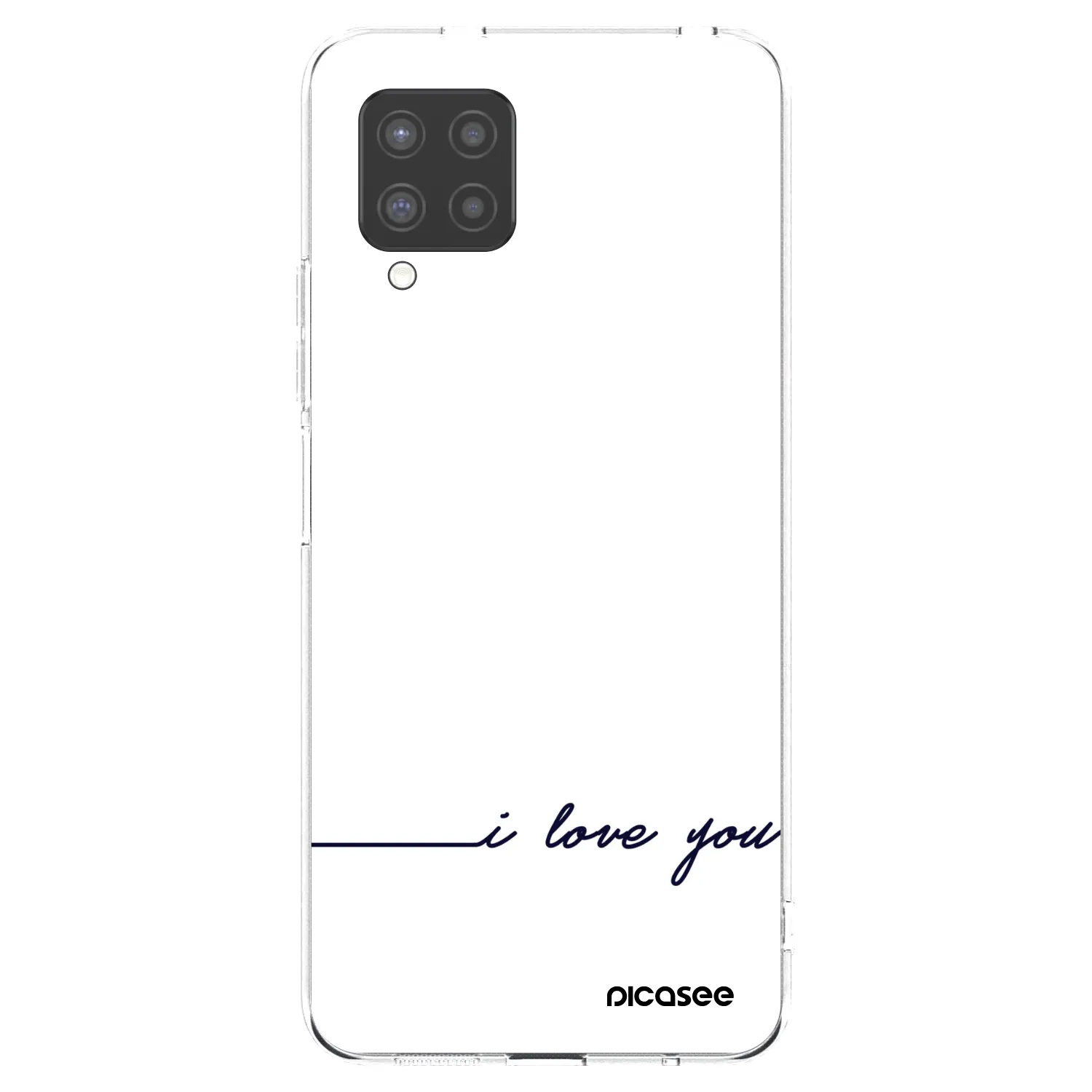Picasee silikonski prozorni ovitek za Samsung Galaxy A42 A426B - I love you