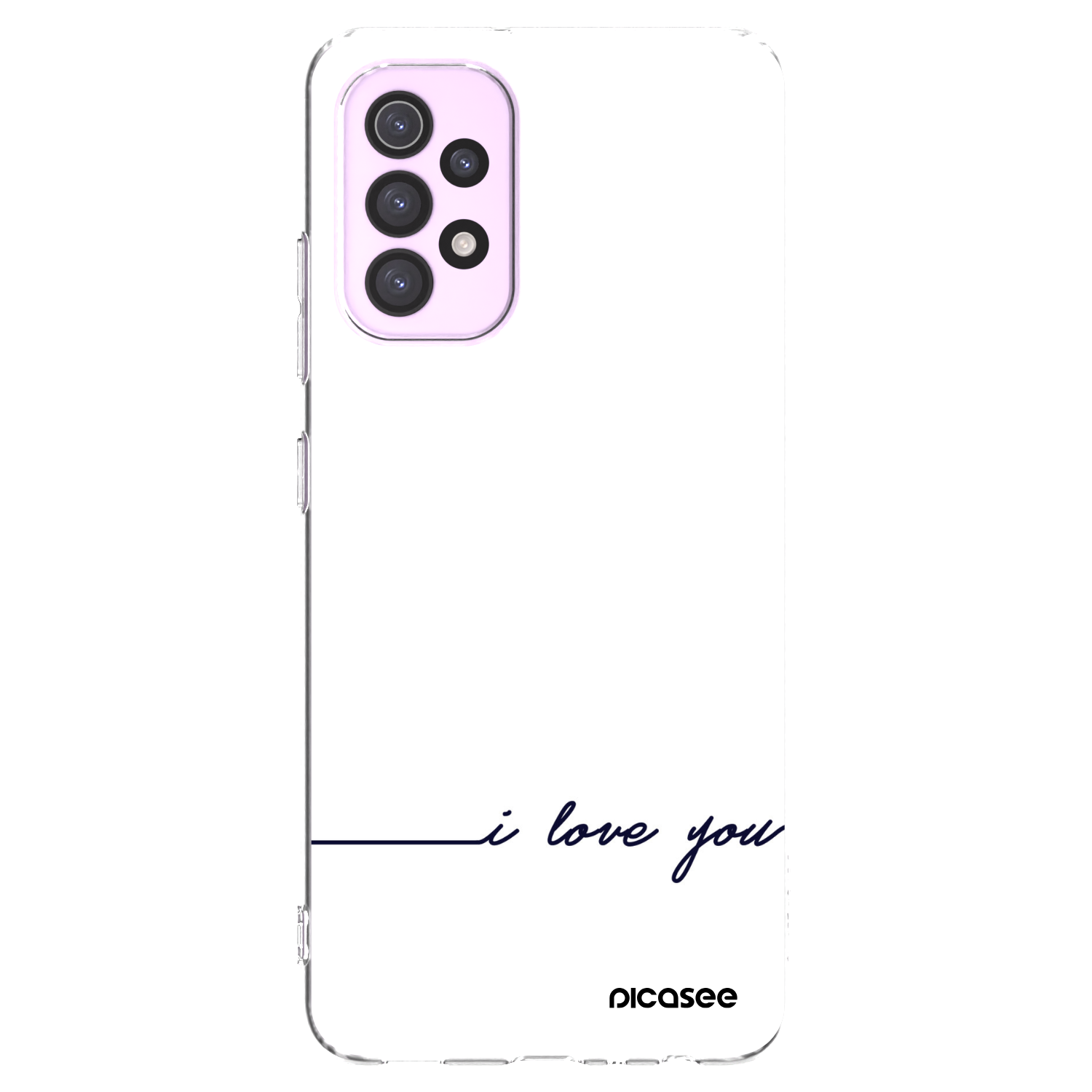 Picasee silikonski prozorni ovitek za Samsung Galaxy A32 5G A326B - I love you