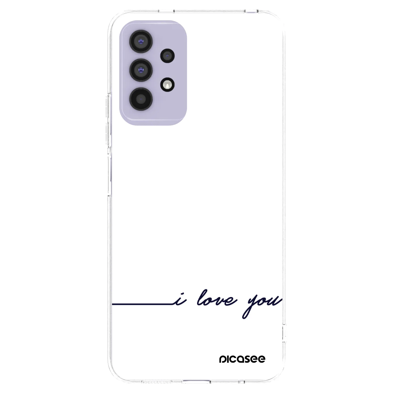 Picasee silikonski prozorni ovitek za Samsung Galaxy A32 4G SM-A325F - I love you