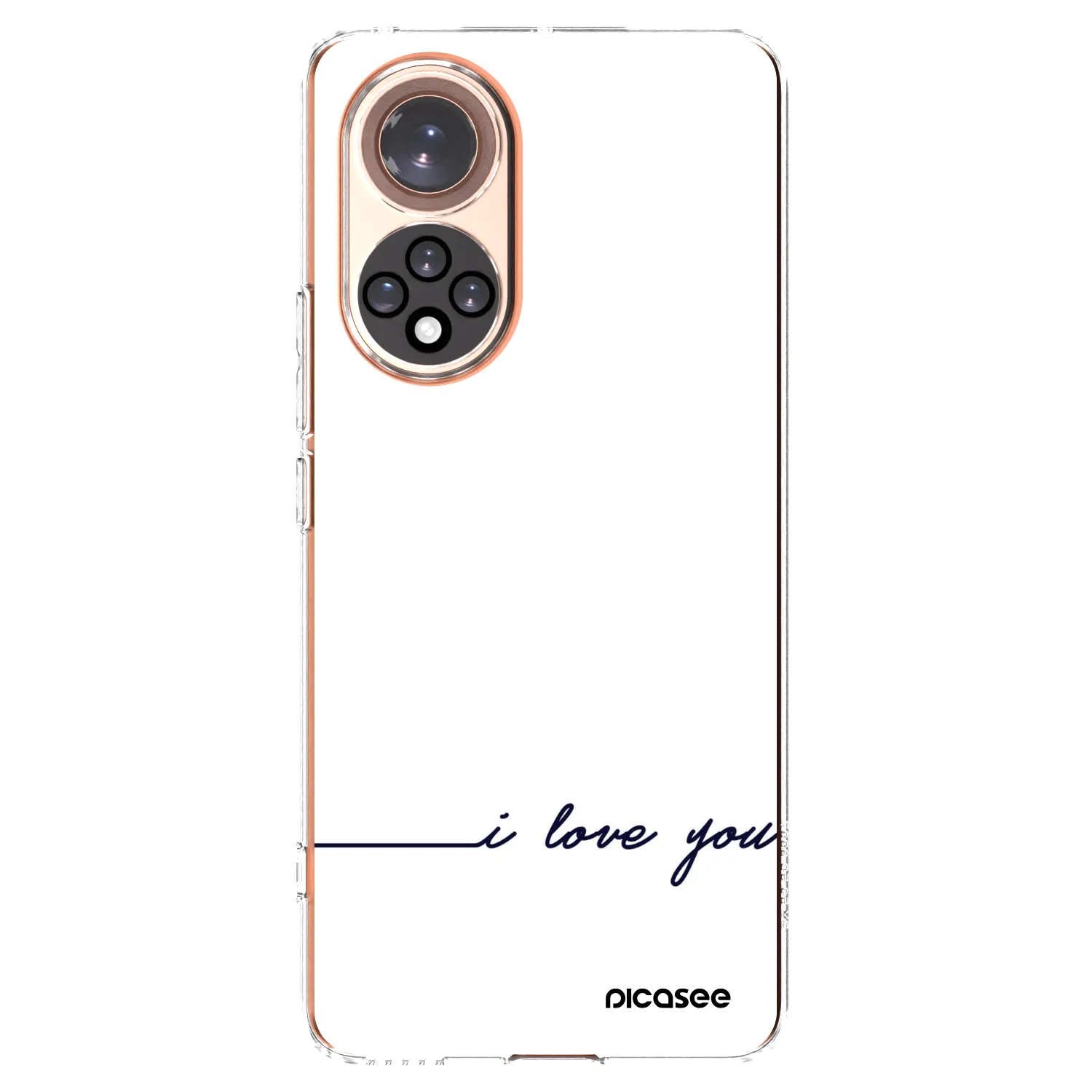 Picasee silikonski prozorni ovitek za Huawei Nova 9 - I love you