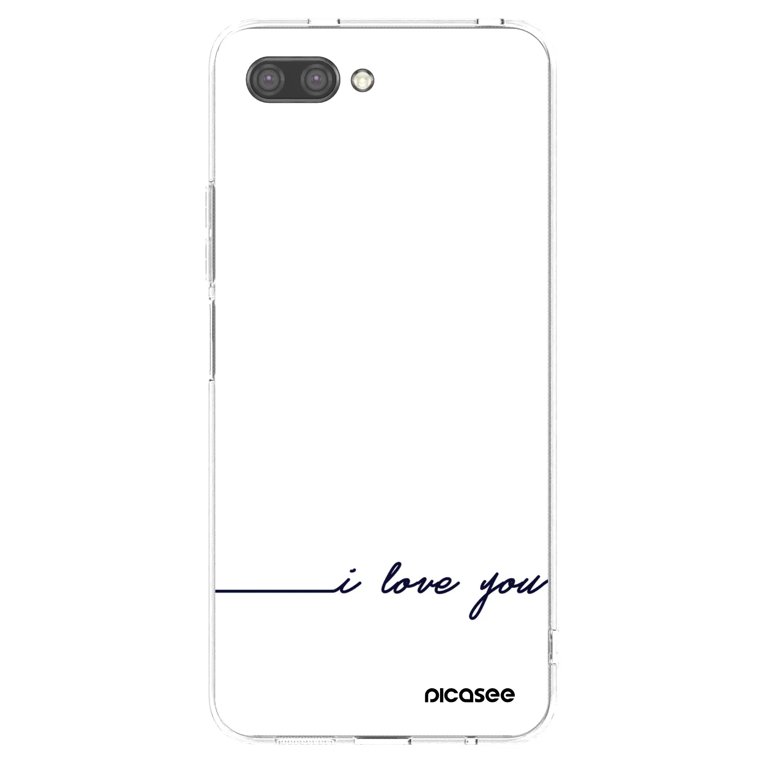 Picasee silikonski prozorni ovitek za Honor 10 - I love you
