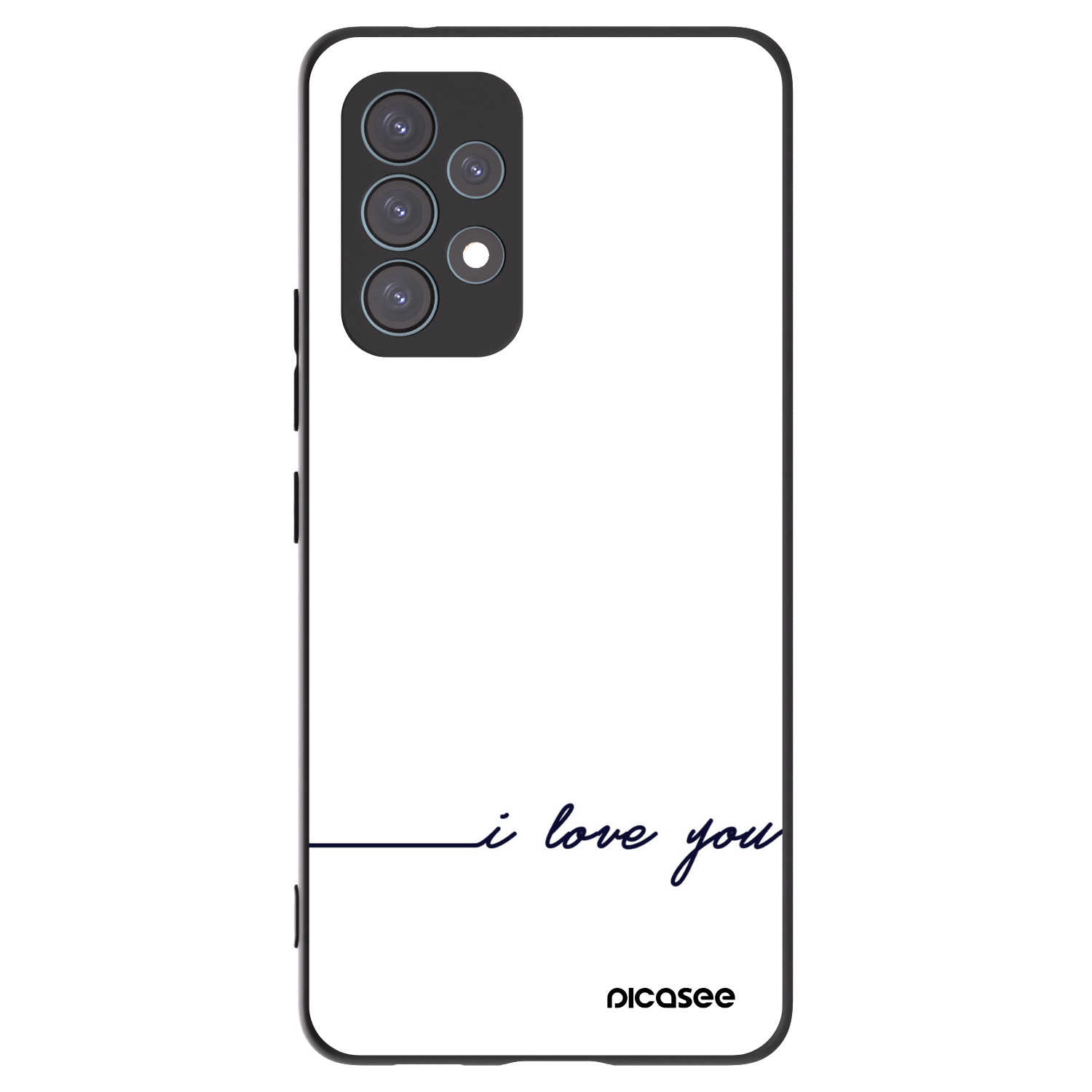 Picasee silikonski črni ovitek za Samsung Galaxy A53 5G A536 - I love you
