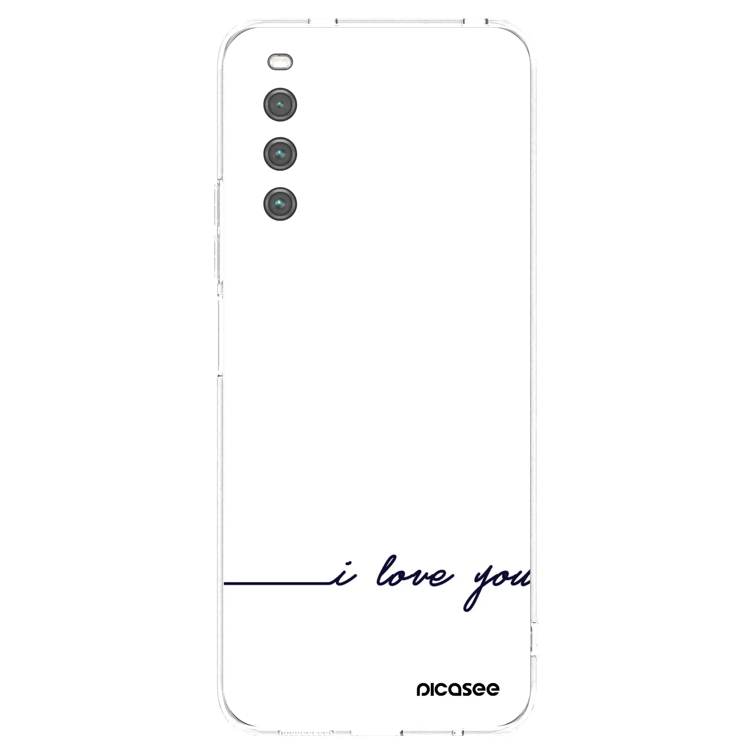 Picasee silikonski prozorni ovitek za Sony Xperia 10 IV 5G - I love you