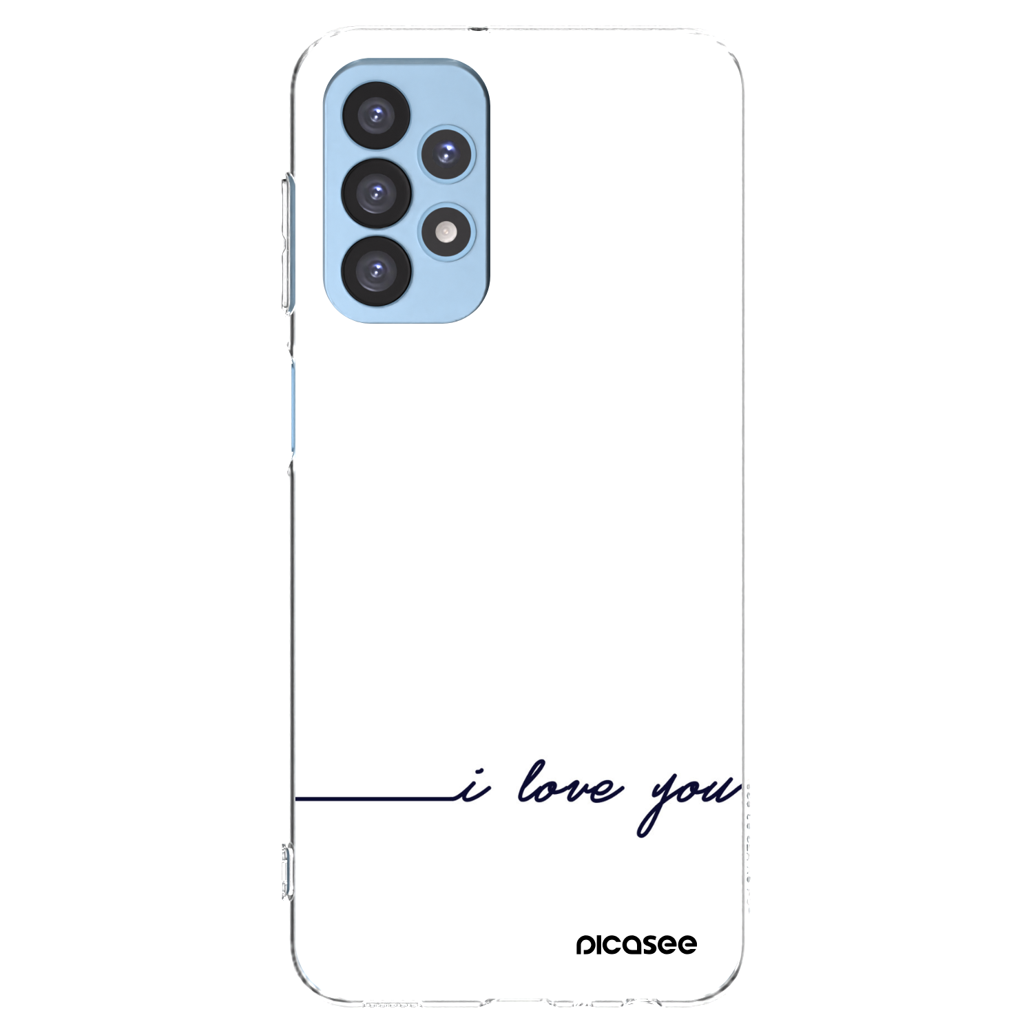 Picasee silikonski prozorni ovitek za Samsung Galaxy A23 A235F 4G - I love you