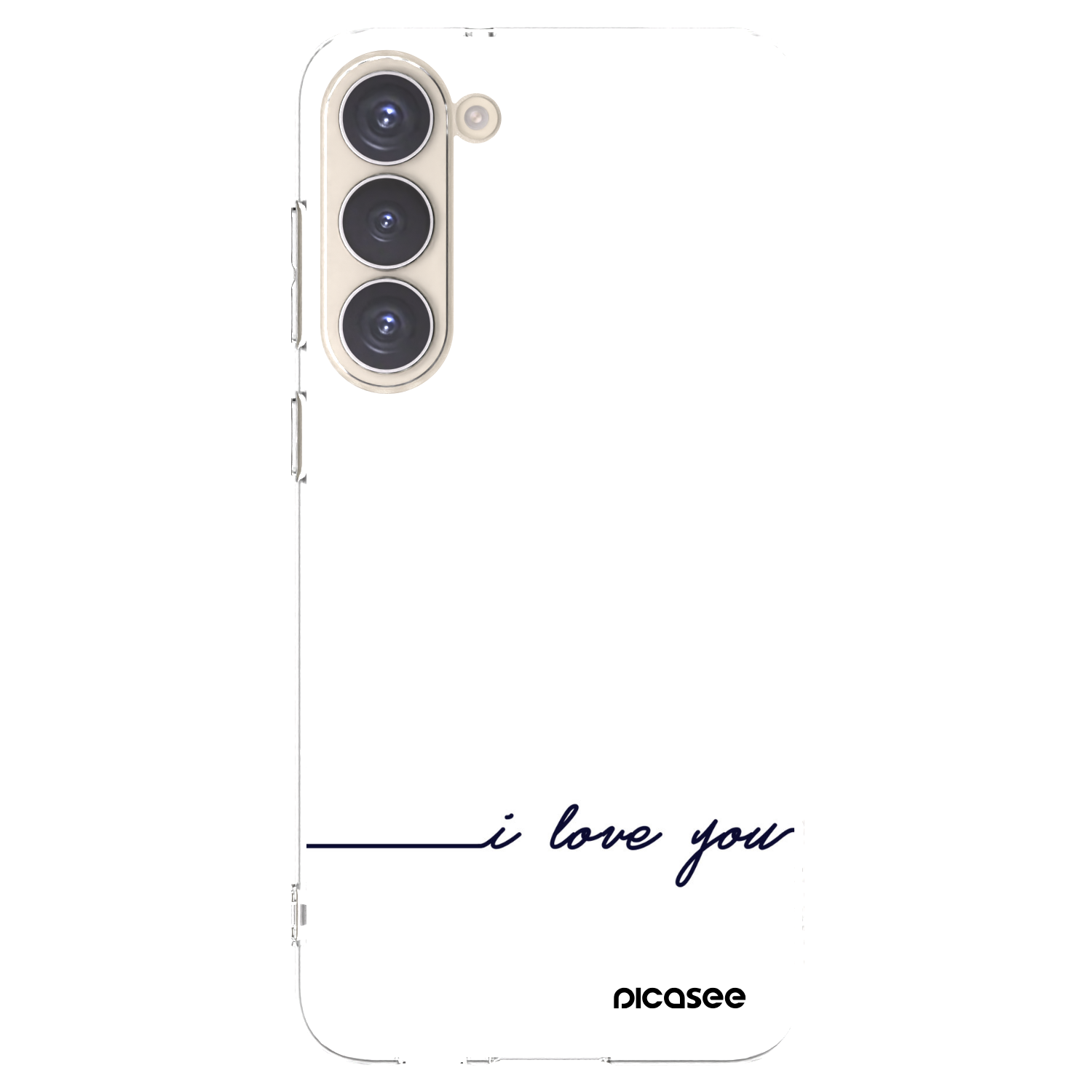 Picasee silikonski prozorni ovitek za Samsung Galaxy S23+ 5G - I love you