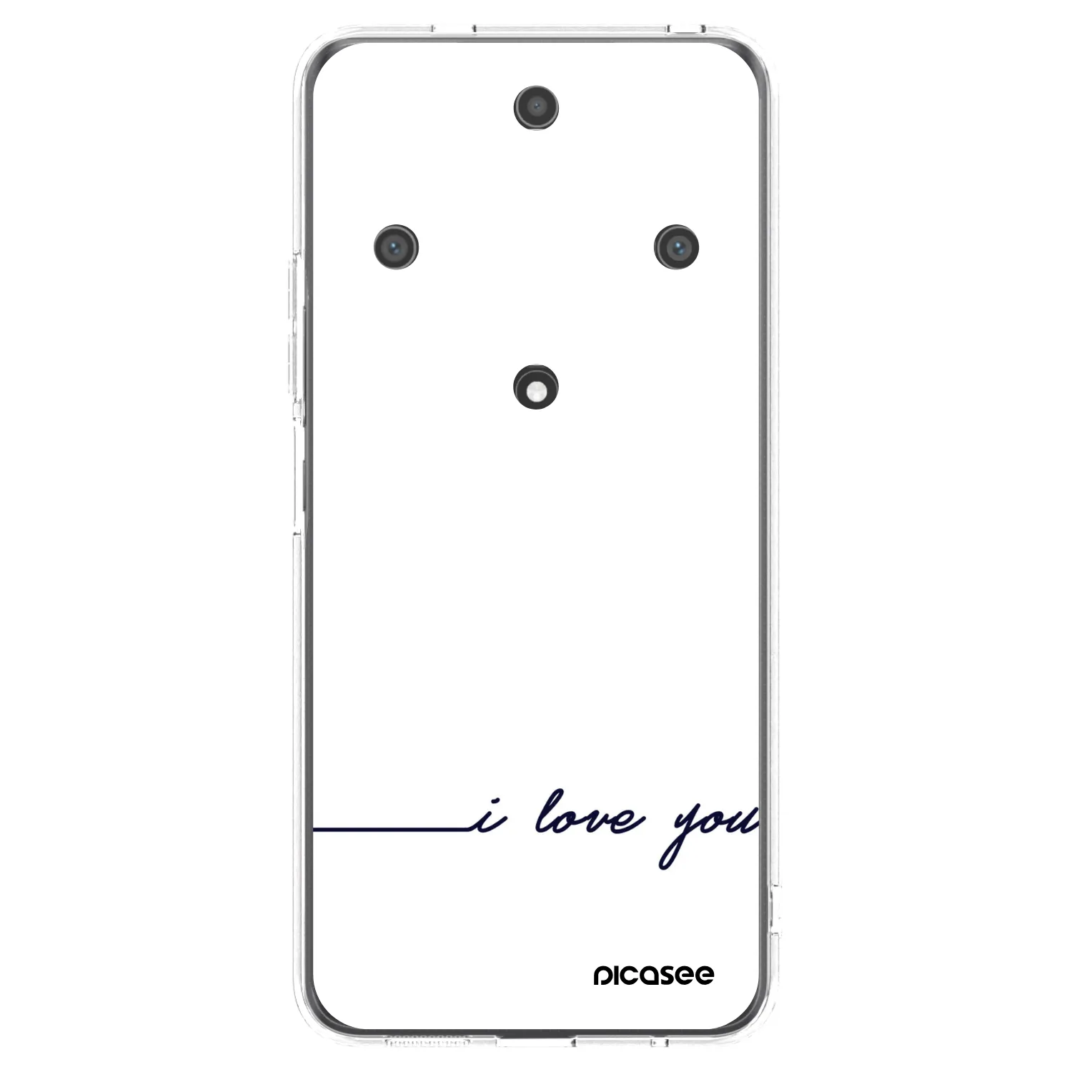 Picasee silikonski prozorni ovitek za Honor Magic5 Lite 5G - I love you