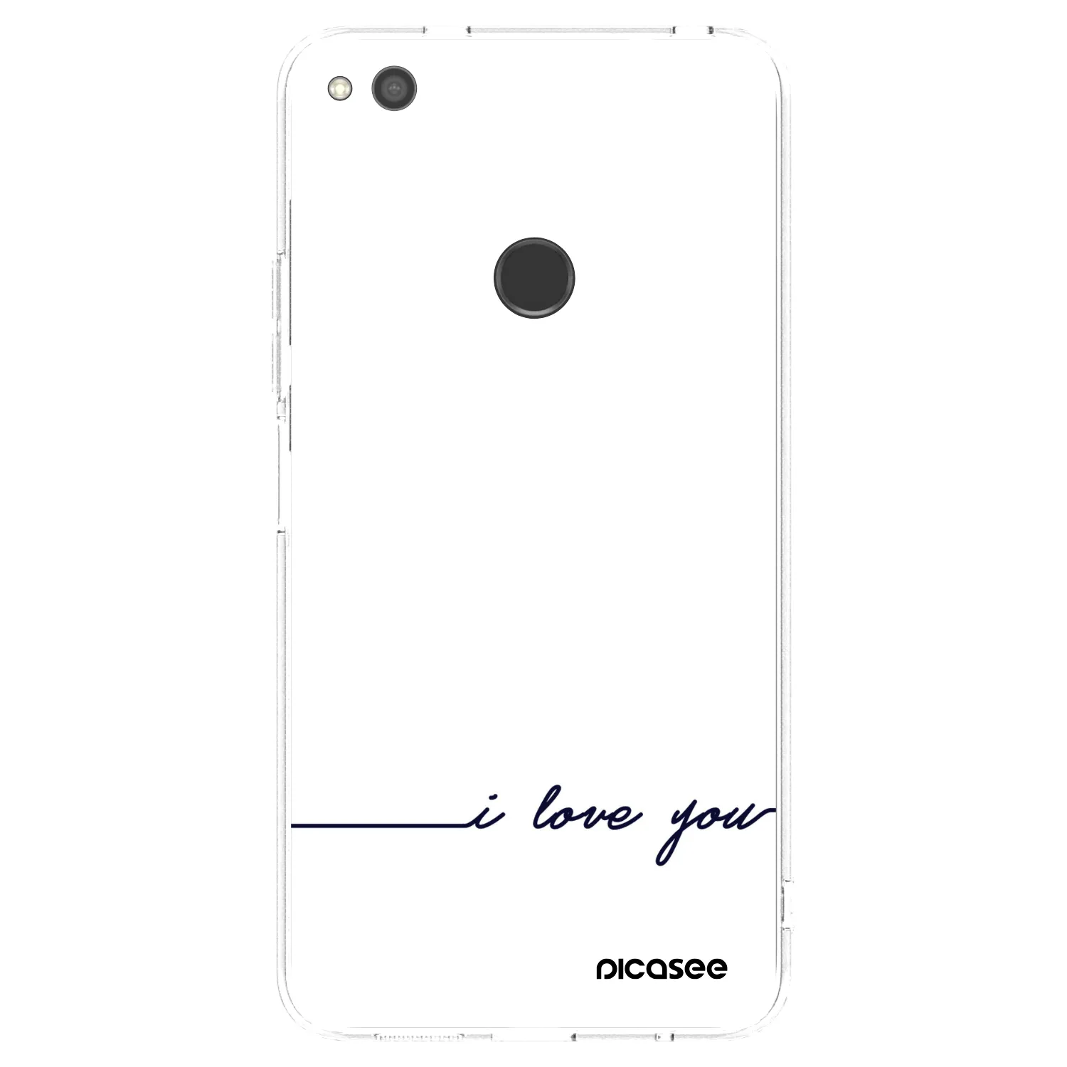 Picasee silikonski prozorni ovitek za Huawei P9 Lite 2017 - I love you