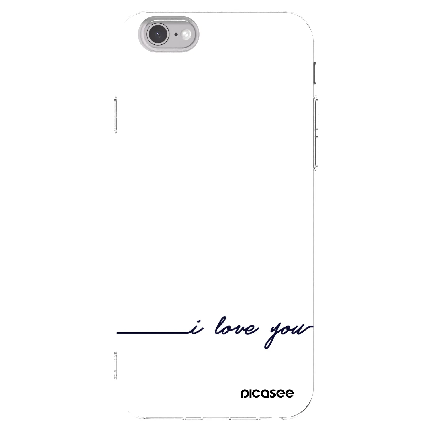 Picasee silikonski prozorni ovitek za Apple iPhone 6/6S - I love you