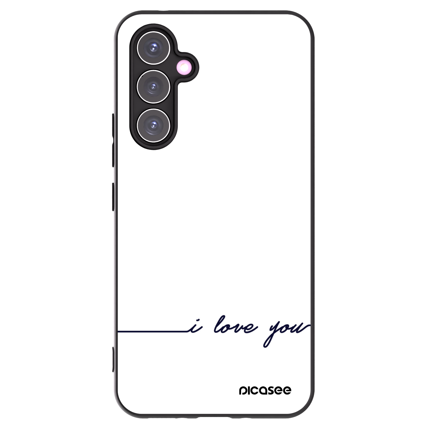 Picasee silikonski črni ovitek za Samsung Galaxy A54 5G A546B - I love you