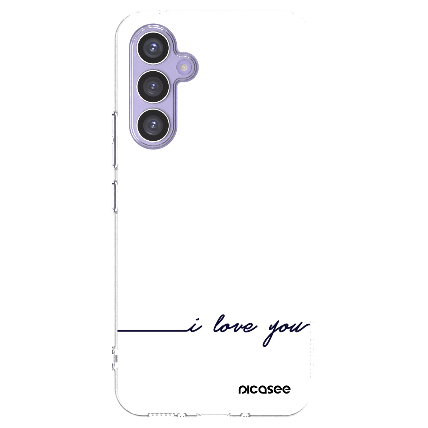 Picasee silikonski prozorni ovitek za Samsung Galaxy A54 5G A546B - I love you