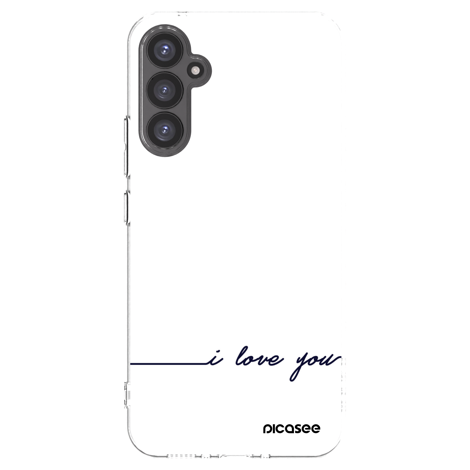 Picasee silikonski prozorni ovitek za Samsung Galaxy A34 5G A346B - I love you