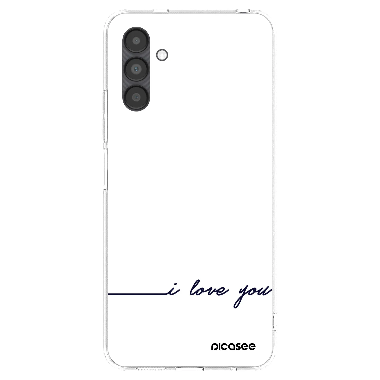 Picasee silikonski prozorni ovitek za Samsung Galaxy A04s A047F - I love you