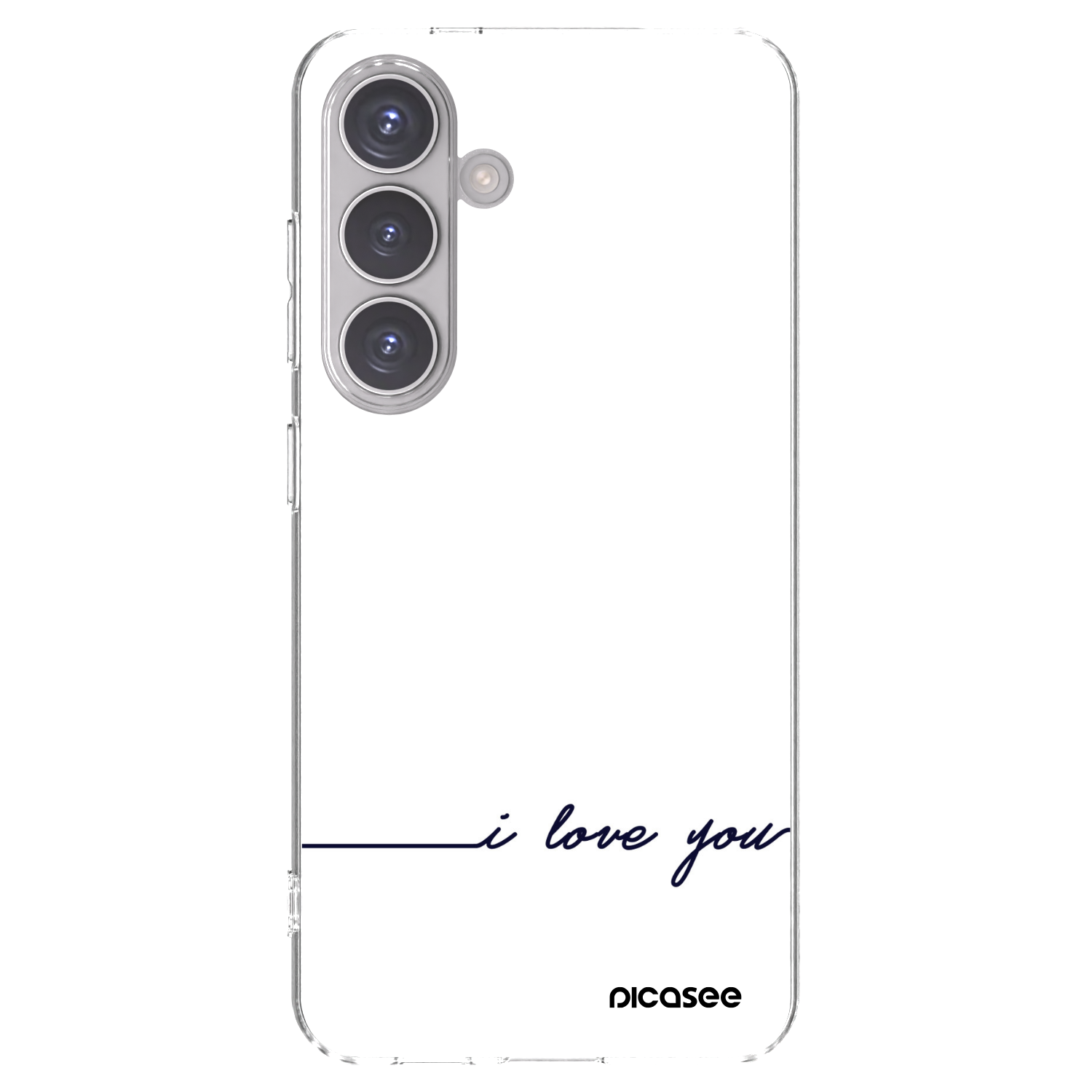 Picasee silikonski prozorni ovitek za Samsung Galaxy S24 S921B 5G - I love you