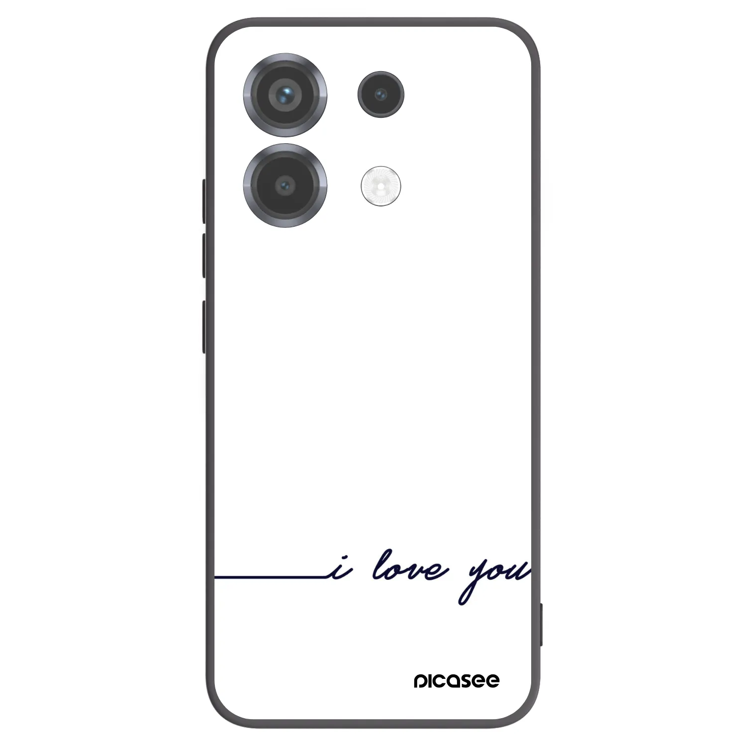 Picasee silikonski črni ovitek za Xiaomi Poco X6 - I love you